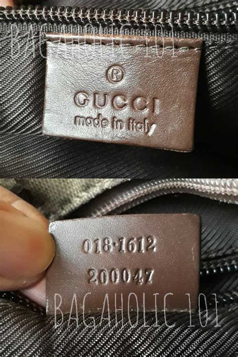 gucci bag code verification|how to authenticate vintage gucci.